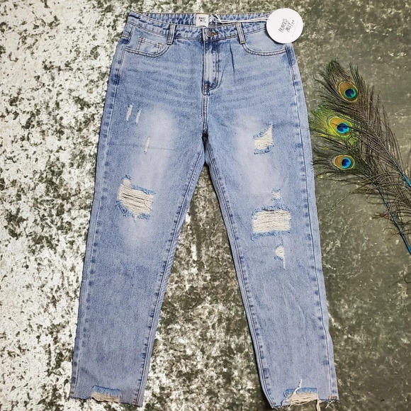 Princess Polly Behati Straight Leg Jeans - Picture 1 of 9